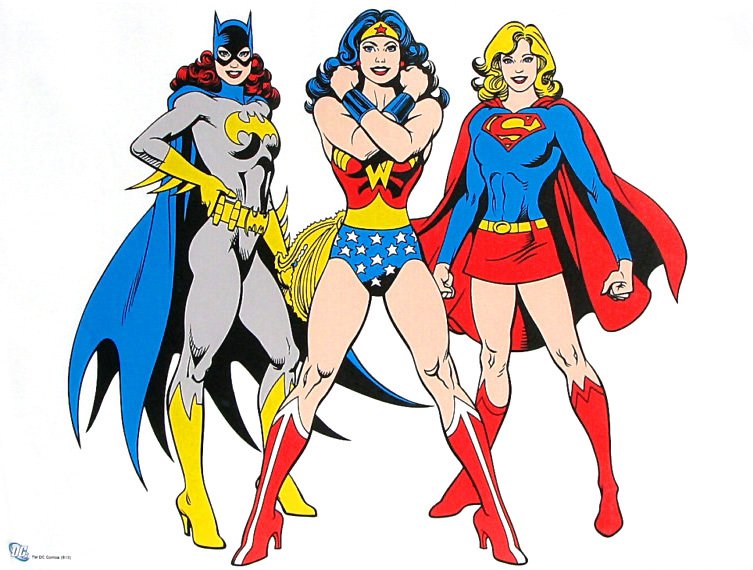 The original girl power - image courtesy of http://comicboxcommentary.blogspot.com/2012/08/more-jose-luis-garcia-lopez.html
